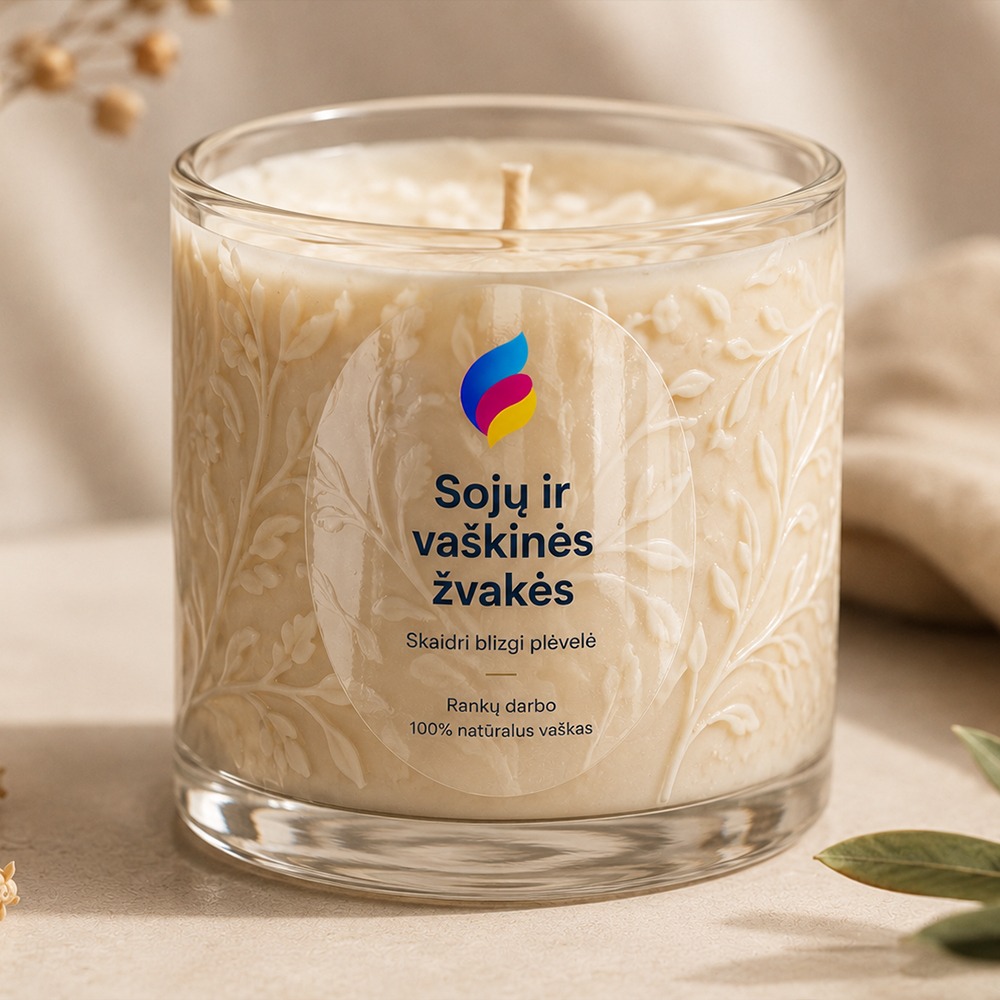 Žvakių etiketės pavyzdys 6