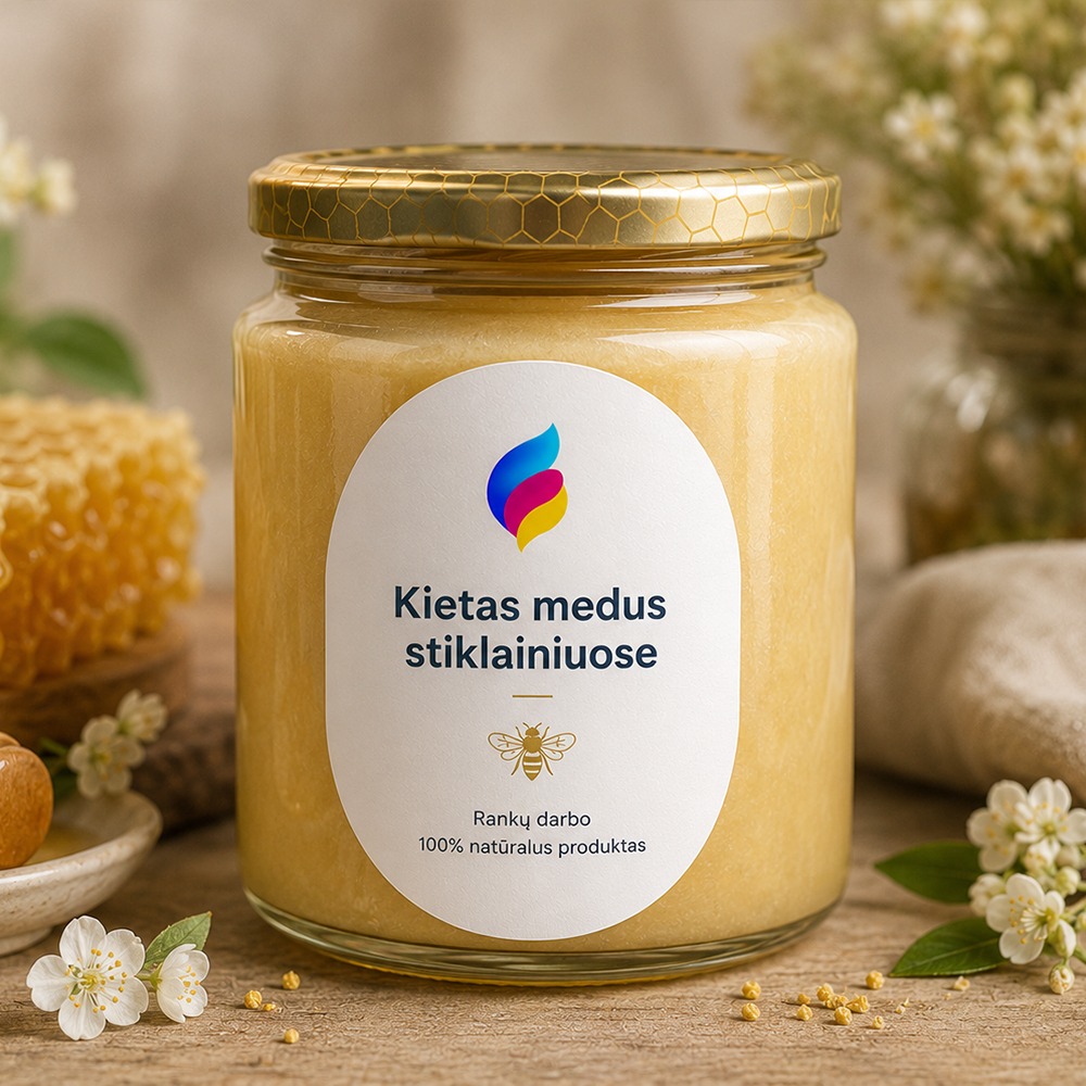 Medaus etiketės pavyzdys 2