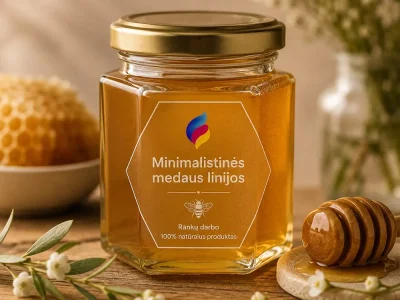 Minimalistines-medaus-etiketes